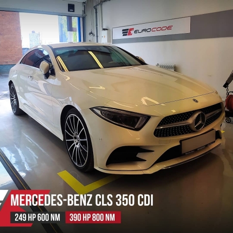 Чип тюнинг Mercedes-Benz CLS350 CDI C257 249hp